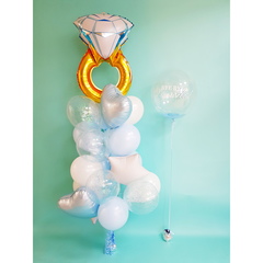 Сет "Девичник Большой" в голубом цвете