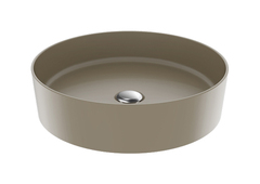 Раковина на столешницу  Ø 45 Creavit LP145 Каппучино матовый