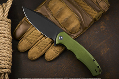 Нож Civivi Praxis C803F сталь 9Cr18MoV BlackWwash рукоять OD Green G10
