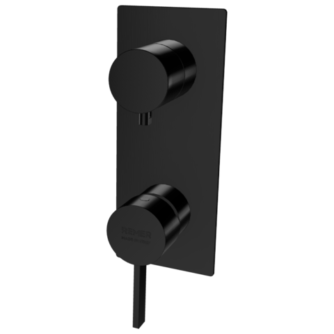 Remer MC92WBCFP Смеситель для душа Remer Metrica MC92WBCFP, черный брашированный хром