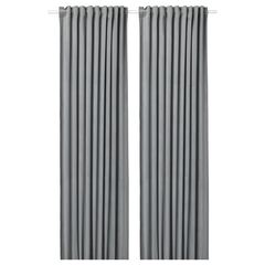 Комплект штор IKEA SANDSVINGEL (САНДВЕДЕЛ), Серый, 135x250 см, 2 шт
