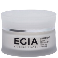 EGIA Крем пептидный ультраомолаживающий 50+ - Peptide Face Cream 50+ , 50 мл.