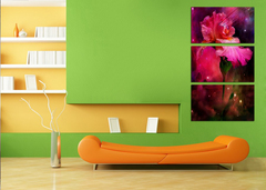 Модульная картина "Космический цветок"