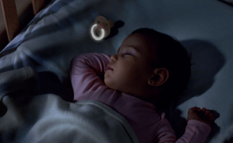 Соска-пустышка BIBS Colour Blush Glow 6-18 месяцев