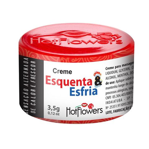 Возбуждающий крем Esquenta&Esfria с охлаждающе-разогревающим эффектом - 3,5 гр. - HotFlowers HC577