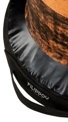 Напольный боксерский мешок DIKO FILIPPOV 180см/45см/95кг, коричнево-черный