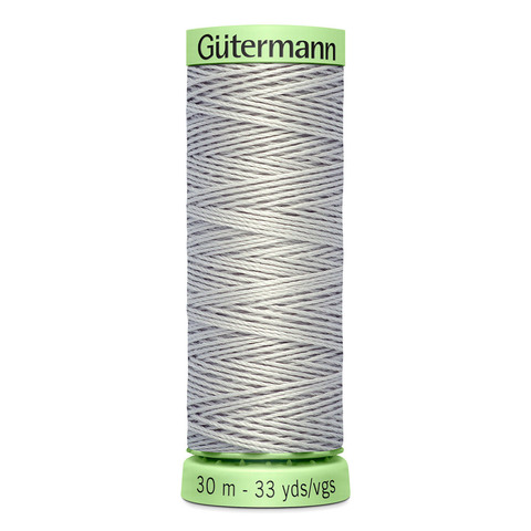 Нить Top Stitch 30/30 м для декоративной отстрочки, Gutermann, 038 св.серый