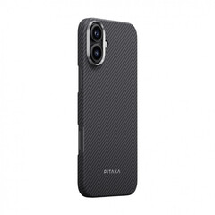 Чехол Pitaka Ultra-Slim для iPhone 16 Plus, Черный | Twill