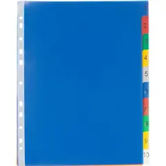 Разделитель листов 10, цв. MAXI А4 , Attache Selection