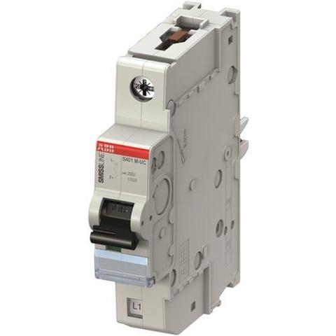 Автоматический выключатель 1-полюсный 0,5 А, тип C, 50 кА S401M-UC C0.5. ABB. 2CCS561001R1984