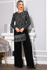 Костюм с брюками Марлин (черный) К14659-10М LT Collection