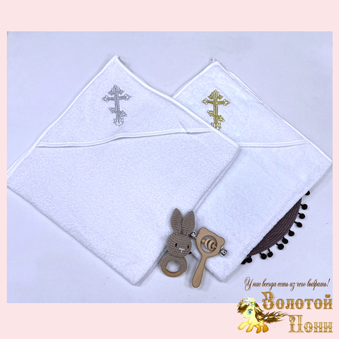 Крестильное полотнце-уголок (0+) 251108-A1324