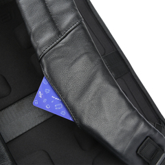 Рюкзак деловой BOPAI чёрный нат. кожа (уценка)