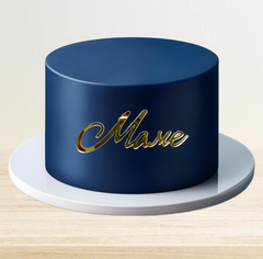 Надпись акриловая зеркальная Маме золото