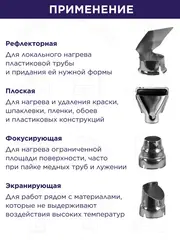 Насадка на фен ПУЛЬСАР набор 4 шт D 34 мм (906-715)