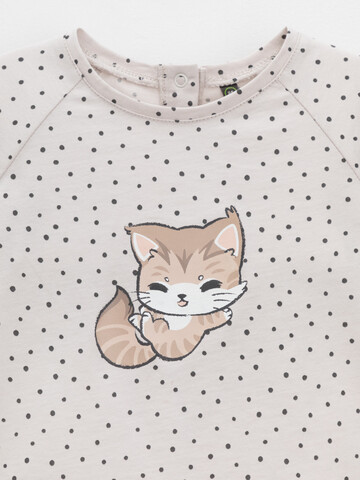 лонгслив  для девочки  КР 302855/бежевый 4002 Н084 к607