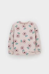 джемпер  для девочки  КР 302710-1/бежевый,нежный цветок к549