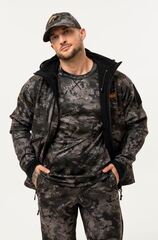 Демисезонный костюм для охоты Remington Himalayan Black Camo на remingtonn.ru
