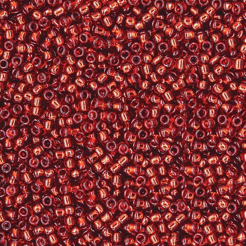 Японский бисер TOHO Round 15/0 (№25C), с внутренним серебрением, прозрачный