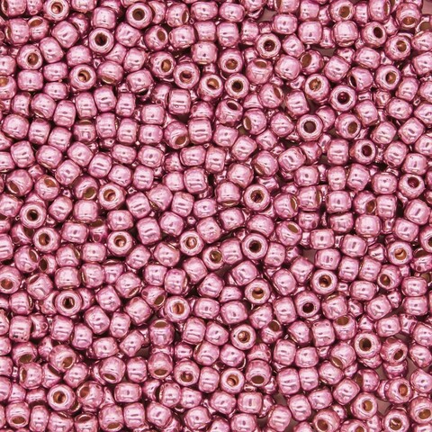 Японский бисер TOHO Round 11/0 (№PF553), непрозрачный глянцевый с металлическим блеском