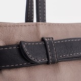 Сумка Саломея 216 македония тауп + черный