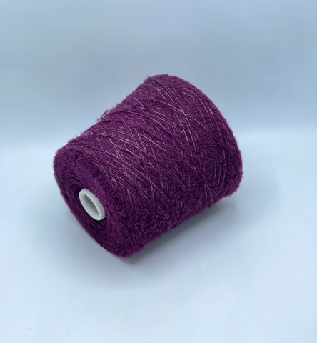 Luxury Production by Ri.Go, Daffodil, 470м. 70% Меринос, 30% Шелк, Слива на бежевой основе(31/181), 37502