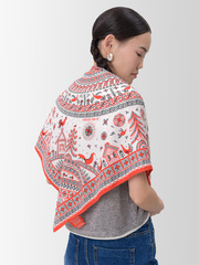 Платок «Мезенская роспись»