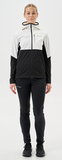 Тренировочная куртка с капюшоном Nordski PRO TOUR HOOD White/Black W женская