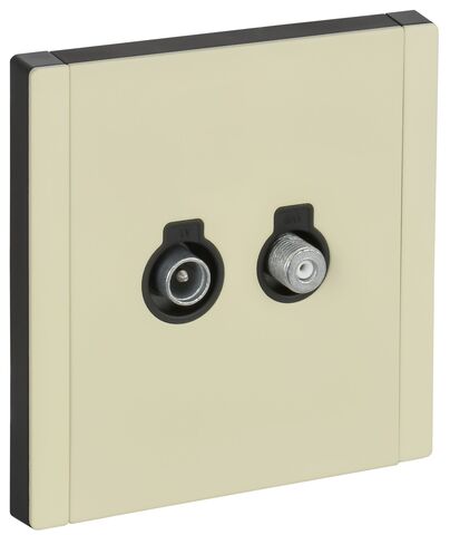 FORTE&PIANO Роз. двойная TV+SAT FP838M сл. IEK