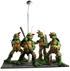 Набор фигурок Черепашки Ниндзя 2008 Mirage Comics