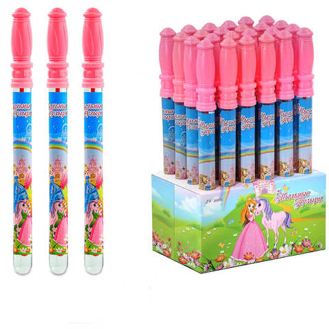 Мыльные пузыри Принцессы 1кор*4бл*24шт, 120мл