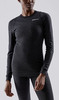 Тёплый Комплект термобелья с шерстью мериноса CORE WOOL MERINO 180 SET Black Melange женский