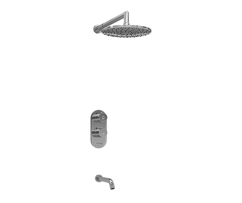 WasserKRAFT A15030 Thermo Встраиваемый комплект для ванны с изливом и верхней душевой насадкой