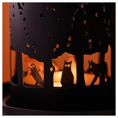 Подсвечник IKEA HOSTAGILLE (ХЕСТАГИЛЛЕ), Черный, 14 см