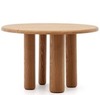 Стол Mailen Ø120 см, шпон ясеня светлый