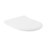 Villeroy&Boch Subway 9M65S101 Сиденье для унитаза, Villeroy&Boch, Subway, ширина, мм-358, глубина, мм-432, с плавным опусканием, материал шарниров-нержавеющая сталь, цвет шарниров-нержавеющая сталь, цвет-белый