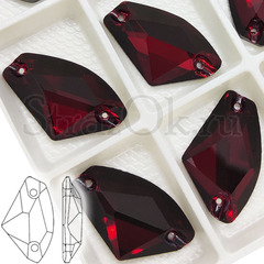 Купите стразы пришивные Galactic Dark Garnet темно-бордовые для гимнастического купальника