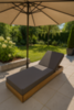 Матрас для шезлонга ReeHouse Mattress Acrylic, серый