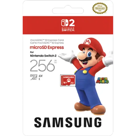 Карта пямяти Micro SD 256GB для Nintendo Switch 2 (Samsung, Express Card)