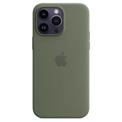 Силиконовый чехол с поддержкой MagSafe Apple Silicone Case для iPhone 14 Pro Max, Olive (Оливковый)