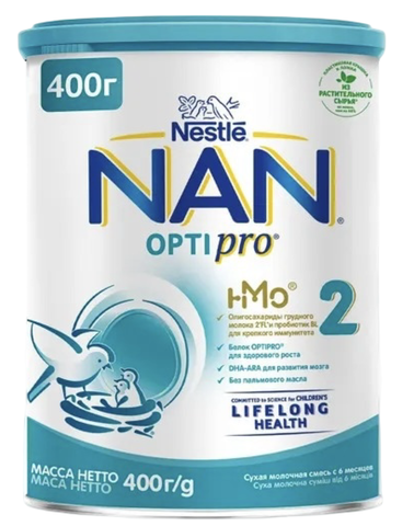 Молочная смесь Нан 2 400гр