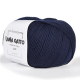 Пряжа Lana Gatto VIP 1015 темно-синий