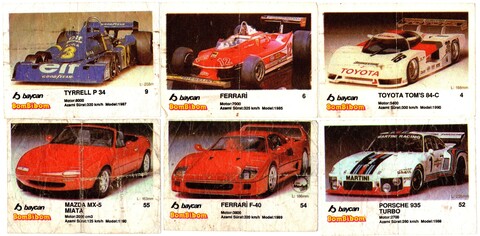 Вкладыш Bombibom Бомбибом - большие (набор 6 штук) - № 4, 6, 9, 52, 54, 55