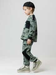 брюки  для мальчика  КР 400825/хаки 5107 Н029 к612