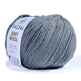 Пряжа Gazzal Baby Wool 818 серый