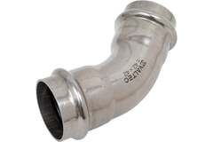 Угольник Valtec 45° вн.-вн. нерж. сталь 42