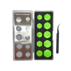 Gloss Work Набор для прорезки круглых отверстий в пленке. 10 шаблонов