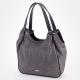 Сумка Саломея 284 македония серый + черный