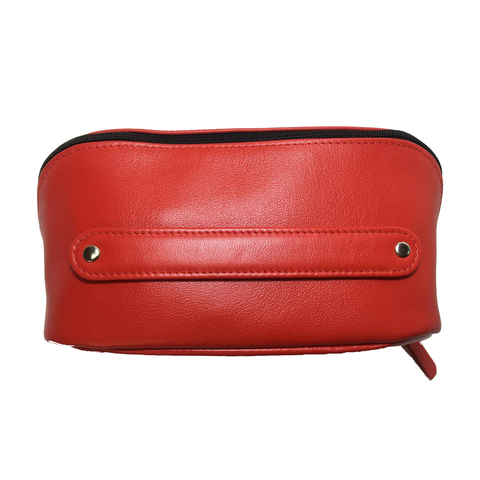 Дорожная косметичка под заказ, красная