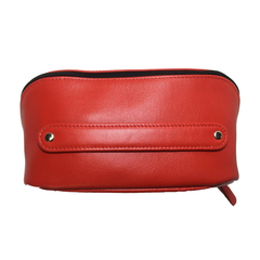 Дорожная косметичка под заказ, красная